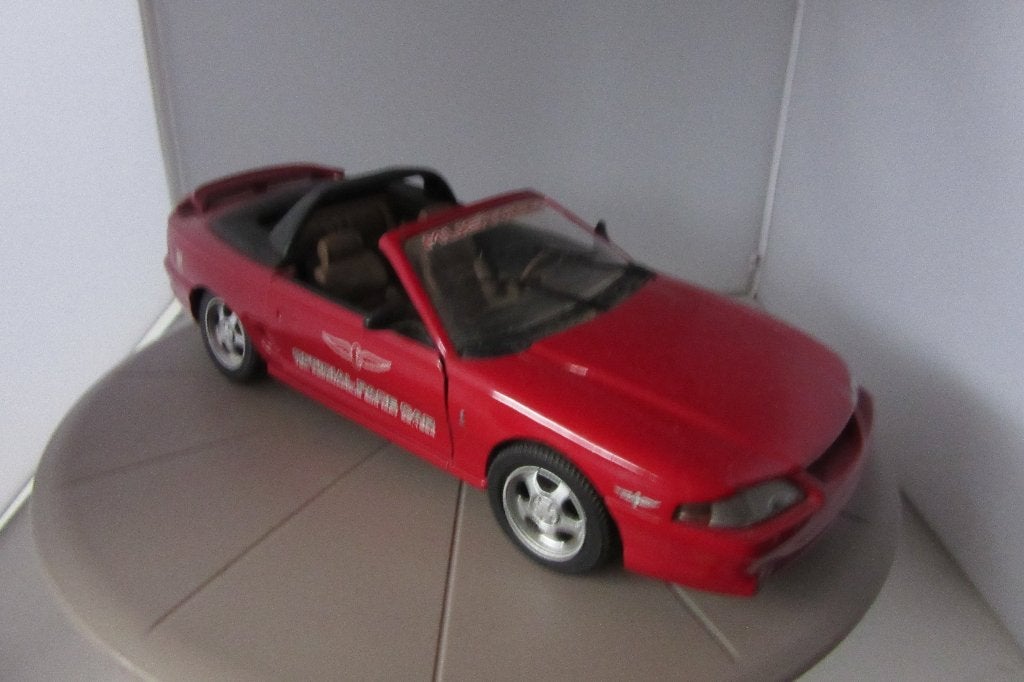 Ford Mustang Pace Care 1994 1;18, Ophalen of Verzenden, Zo goed als nieuw, Auto, Overige merken