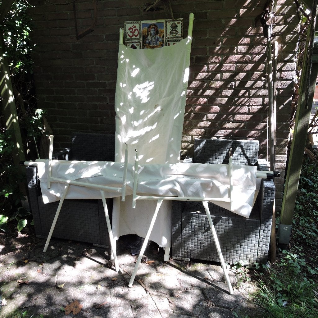 Systeem 2 hangmatten Paradiso vouwwagen stapelbed 1994, Ophalen, Gebruikt