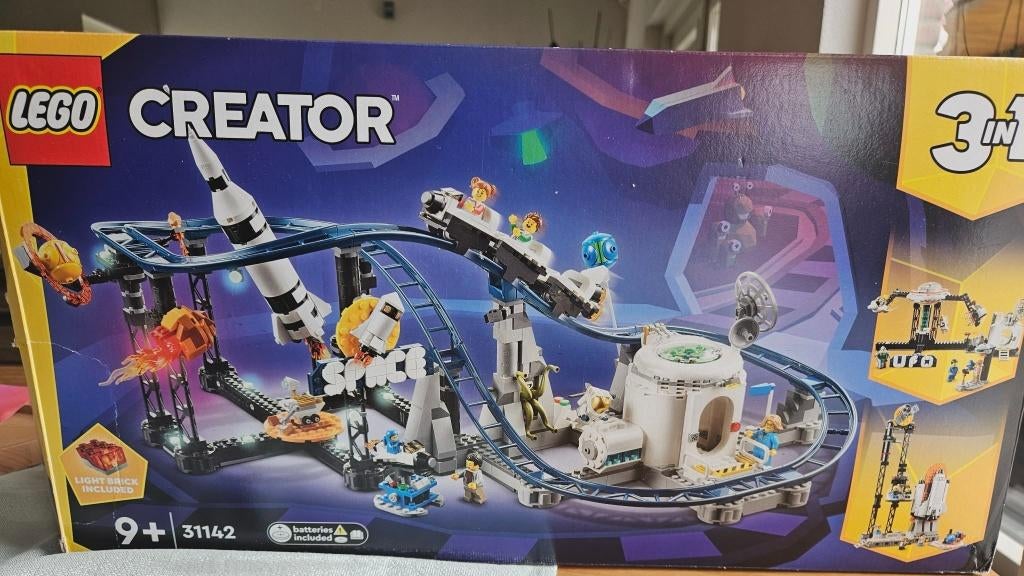LEGO Creator 31142 – Ruimtestation met achtbaan (3‑in‑1), Kinderen en Baby's, Speelgoed | Duplo en Lego, Zo goed als nieuw, Lego