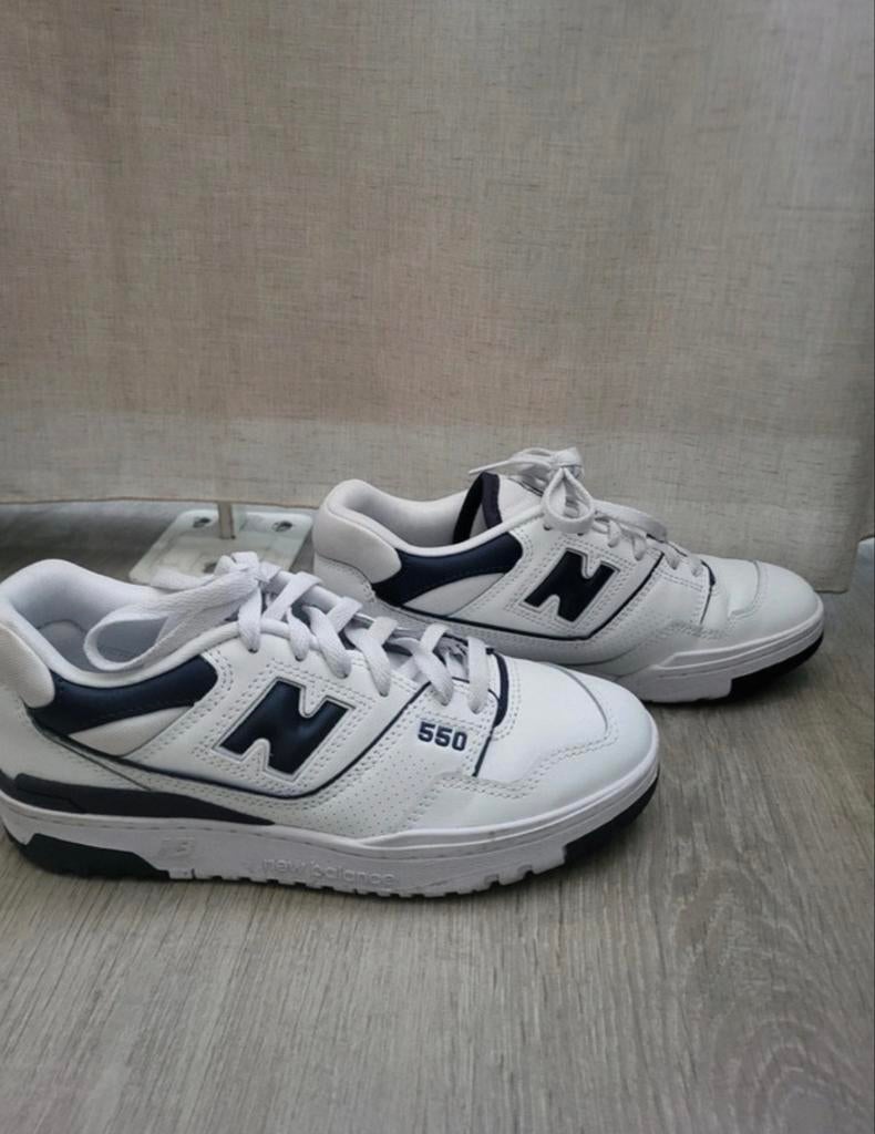 New Balance 550 sneakers - Wit/Donkerblauw, Ophalen of Verzenden, Zo goed als nieuw, Wit