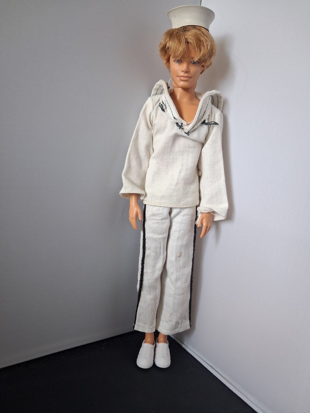 Vintage Ken pop in matrozenpak - Barbie, Ophalen of Verzenden