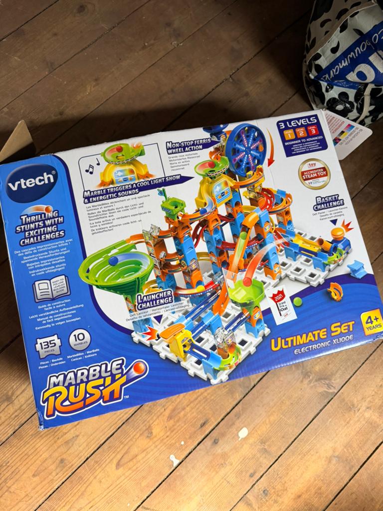Knikkerbaan v tech ultimate set, Kinderen en Baby's, Speelgoed | Vtech, Ophalen, Zo goed als nieuw, 2 tot 4 jaar