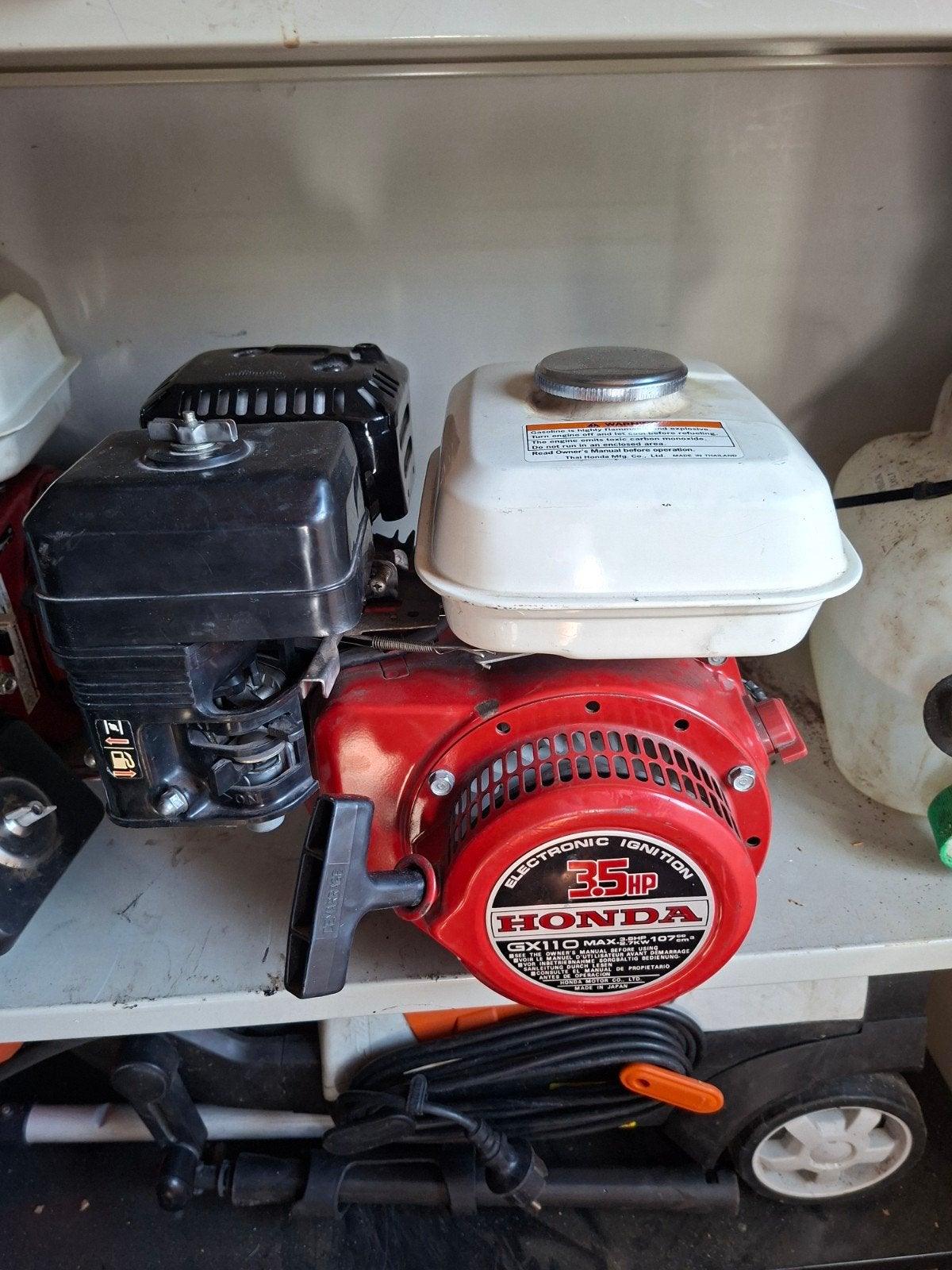 honda gx110, Doe-het-zelf en Verbouw, Motoren, Ophalen, Zo goed als nieuw, Benzinemotor, 1800 rpm of meer