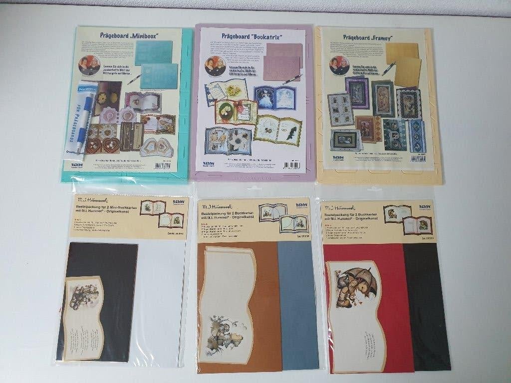 3x reliëfbord (mallen) en 3x sets M.J. Hummel - Hummels, Ophalen of Verzenden, Nieuw, Overige thema's, Pons of Mal
