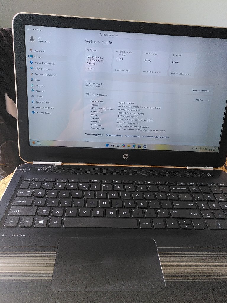 HP Pavilion Laptop, Computers en Software, Windows Laptops, Gebruikt, 15 inch, SSD, 2 tot 3 Ghz, 16 GB, Qwerty, Ophalen