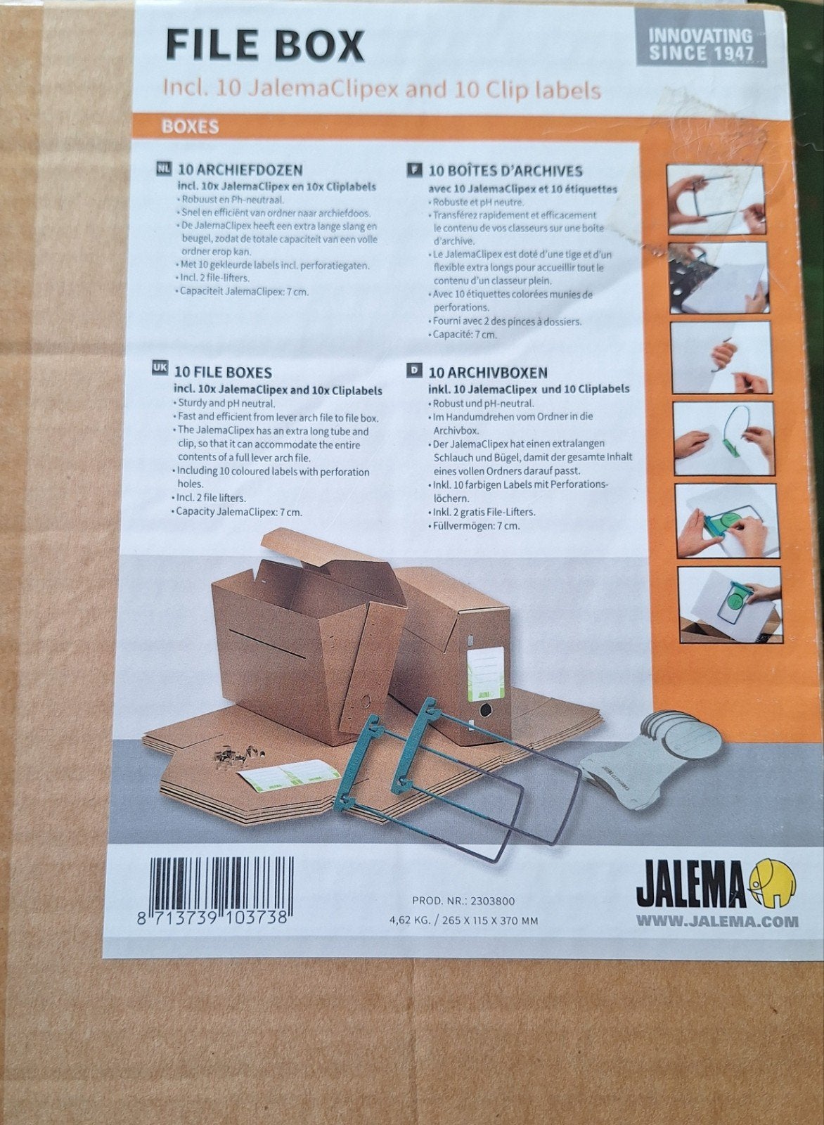 18 Jalema archiefdozen, nieuw, Ophalen of Verzenden, Nieuw