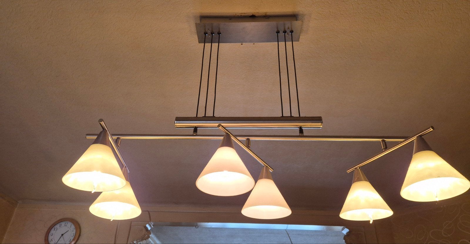 Hang Lamp, Ophalen, Zo goed als nieuw, Metaal, E14 (klein)