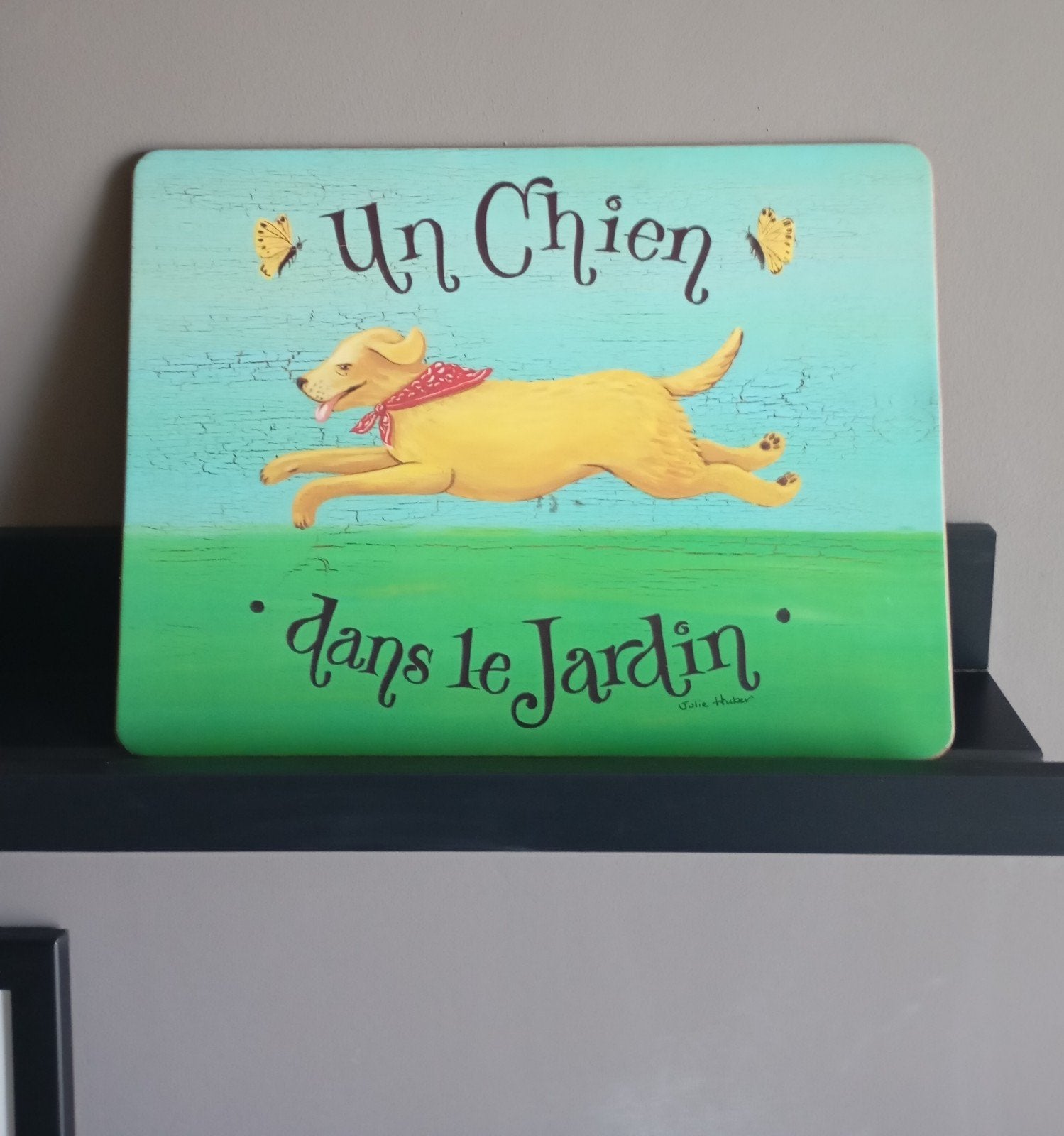 Vintage Pimpernel Placemat Un Chien Dans Le Jardin Labrador, Ophalen of Verzenden, Placemat, Zo goed als nieuw, Kurk