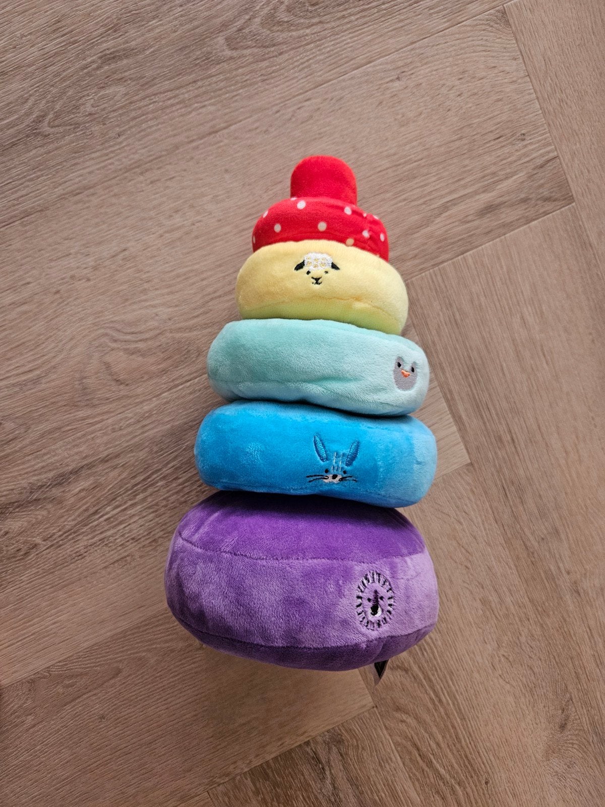 Zachte Stapeltoren - Kleurrijk Speelplezier voor Baby's, Ophalen of Verzenden, Zo goed als nieuw, Overige typen