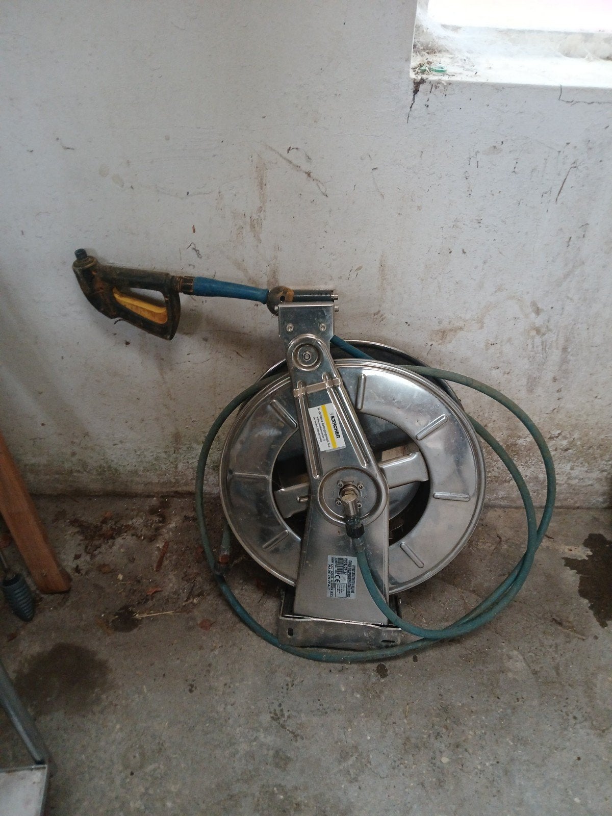 haspel hoge druk spuit, Ophalen, Gebruikt