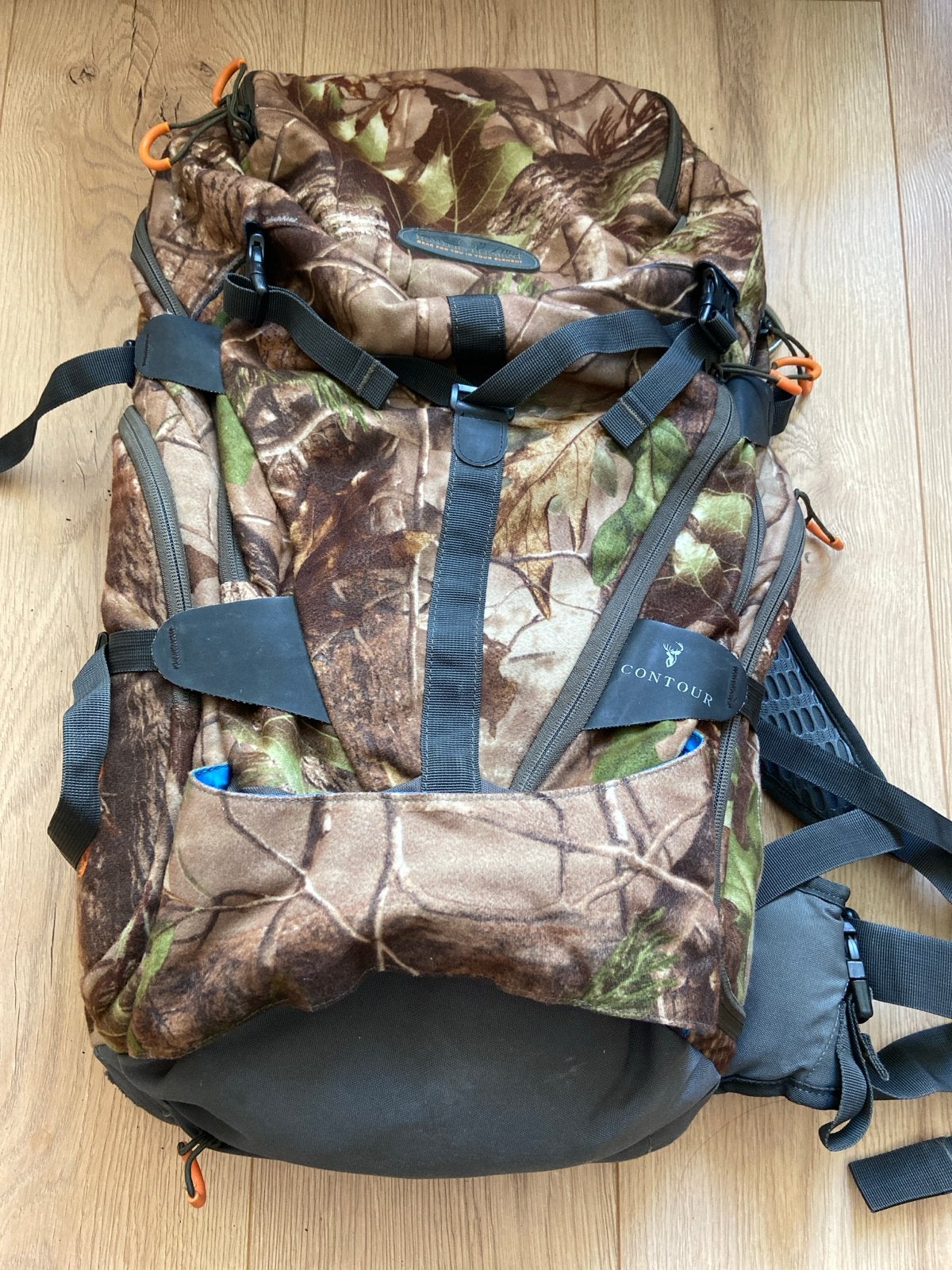 Hunters Element Contour Rugzak - Camouflage, Gebruikt, 25 tot 40 cm, Ophalen of Verzenden, Trekking