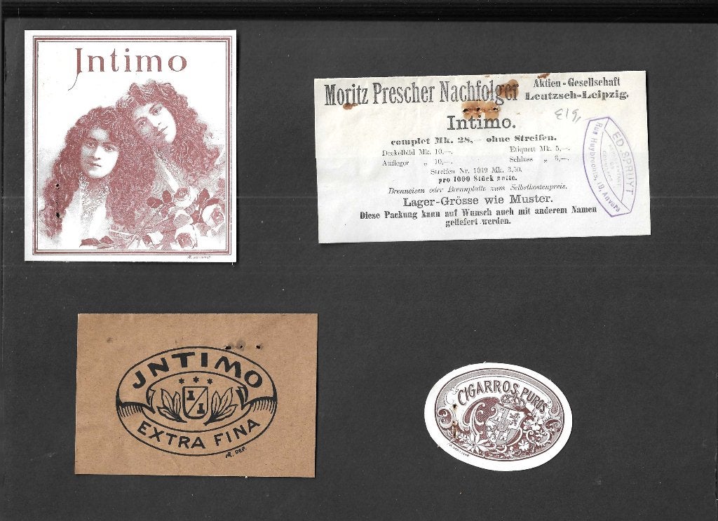 Etiket scan V5458, Ophalen of Verzenden, Gebruikt, Sigarenbandjes