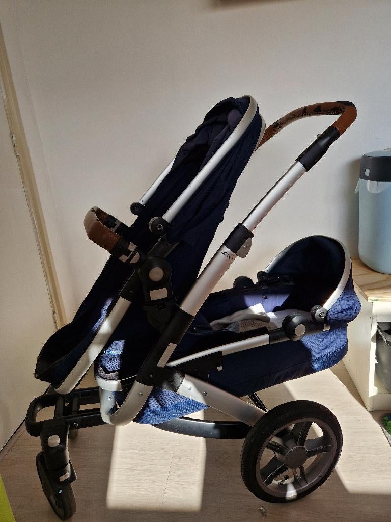 Joolz combi kinderwagen compleet + regenhoes (2 kindjes), Gebruikt, Combiwagen, Verstelbare duwstang, Ophalen
