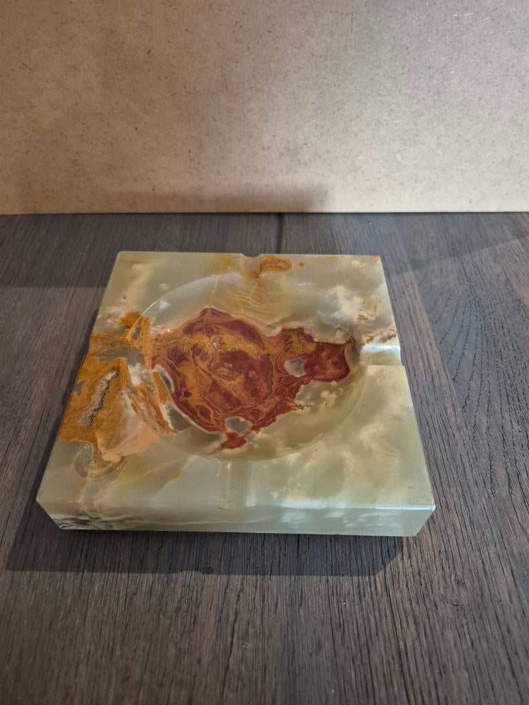 Onyx marmeren asbak, Huis en Inrichting, Ophalen of Verzenden