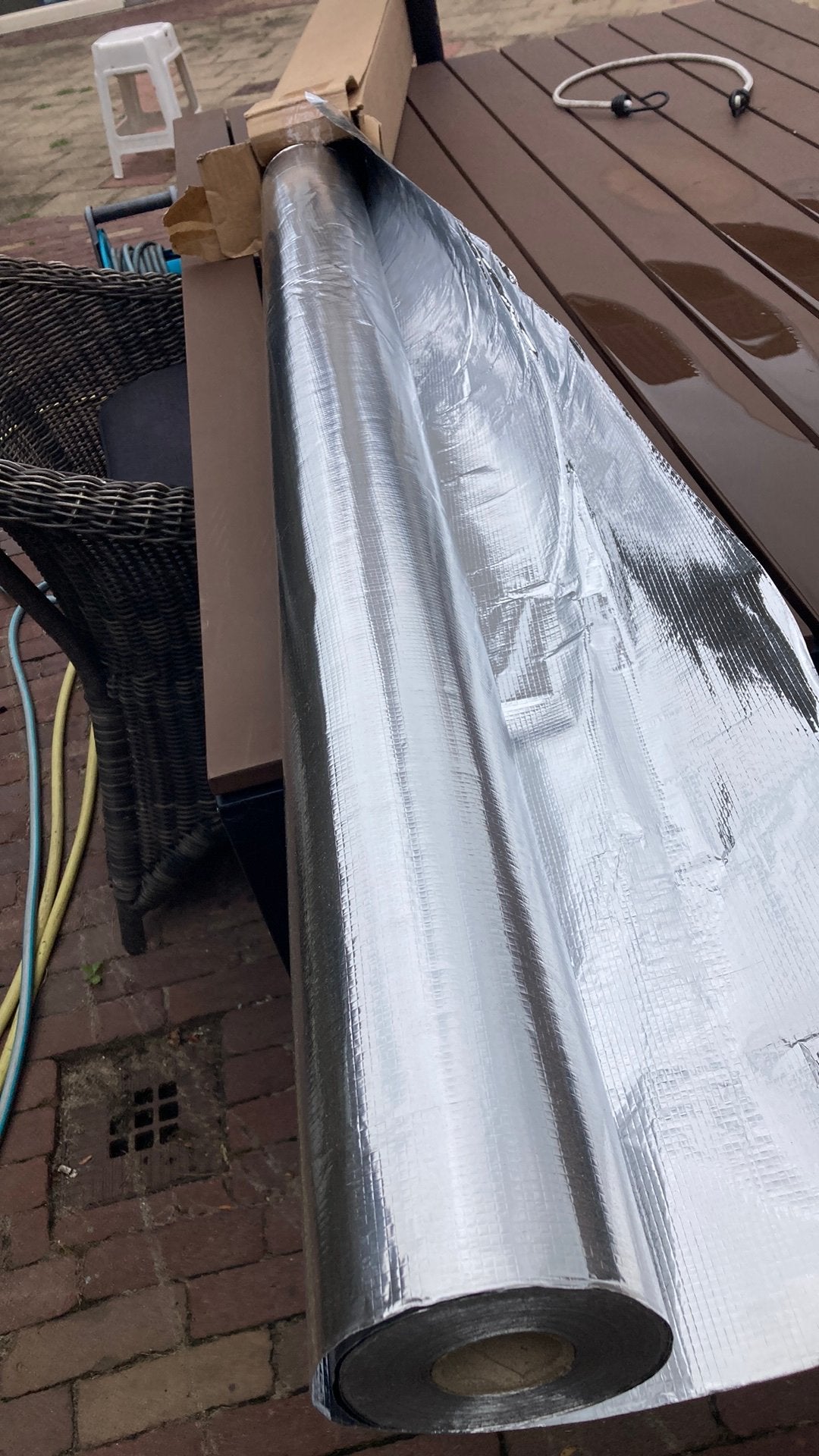 Aluminium folie, Ophalen, Nieuw, 15 m² of meer, Folie