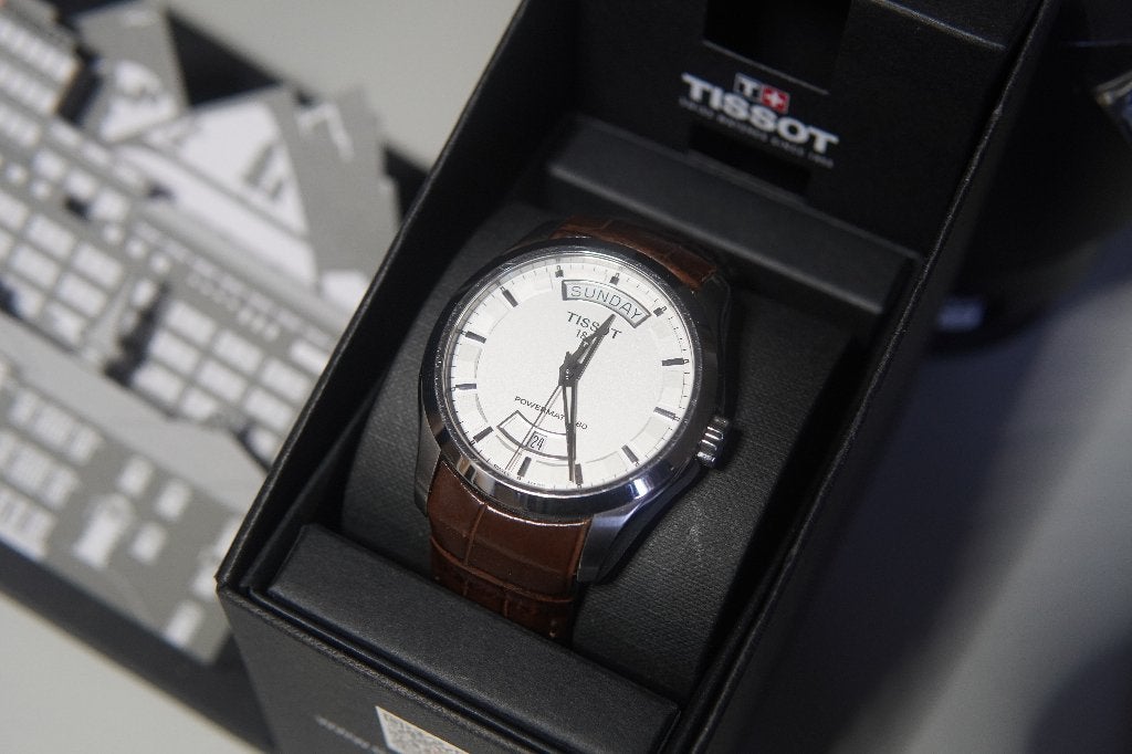 Tissot Couturier, Overige merken, Leer, Staal, Polshorloge