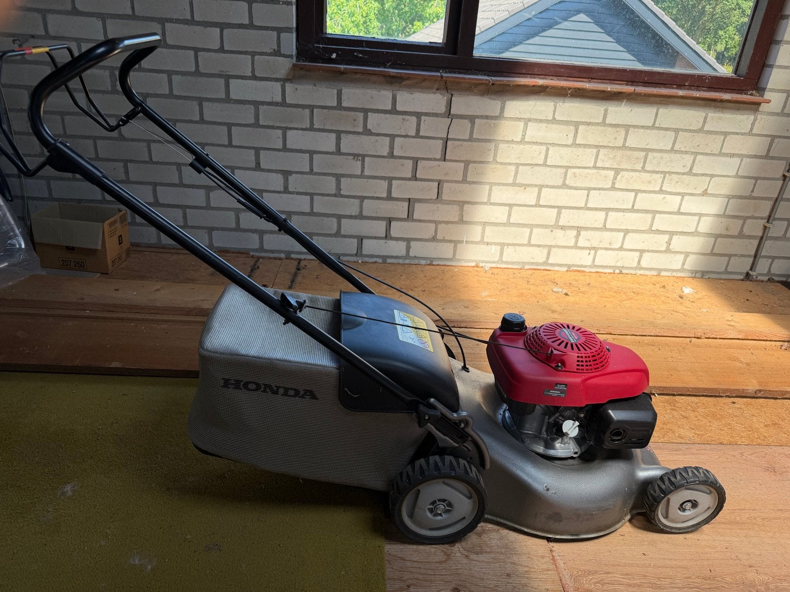 Honda IZY Benzine Grasmaaier - Krachtig en Betrouwbaar, Ophalen, Cirkelmaaier, Gebruikt, 40 t/m 49 cm