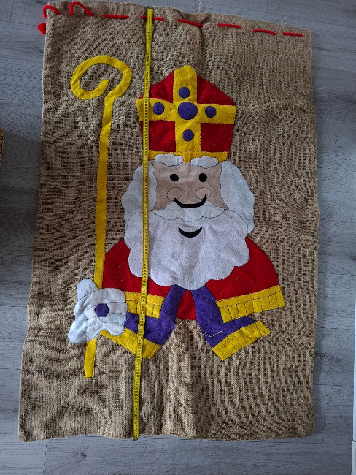 Nieuwe XXL Jute Zak van Sinterklaas (150 x 100 cm) – Extra G, Diversen, Ophalen of Verzenden, Nieuw