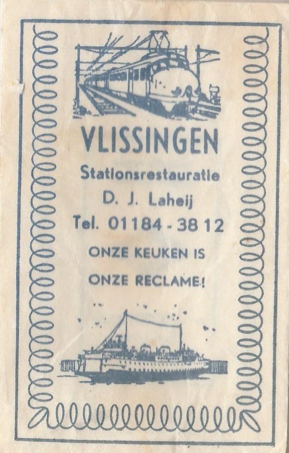 station Vlissingen - D Laheij - veerboot, Ophalen of Verzenden