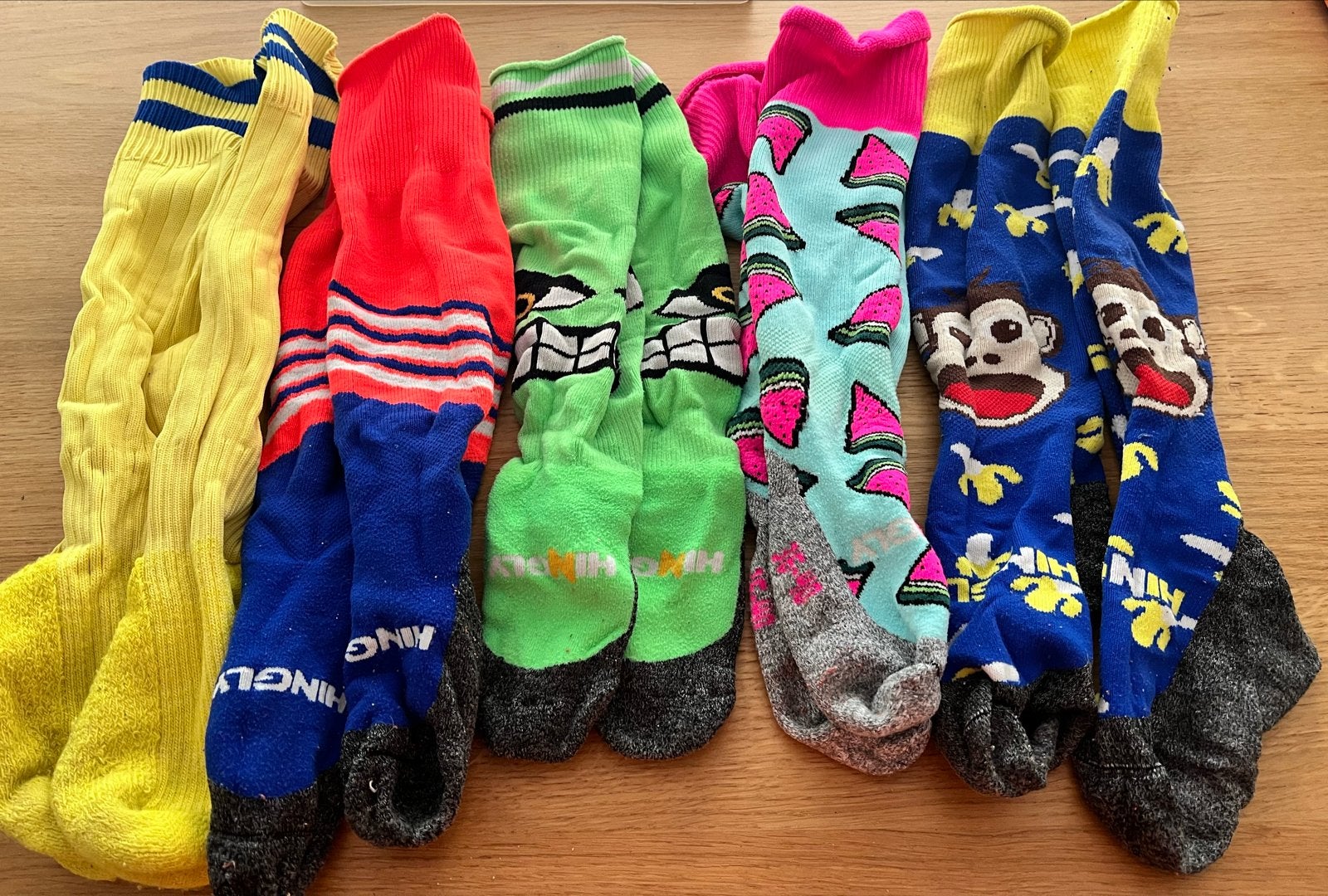 Vrolijke hockeysokken maat 36-40, Kleding | Dames, Sokken en Kniesokken, Overige kleuren, Maat 35 t/m 38, Ophalen of Verzenden