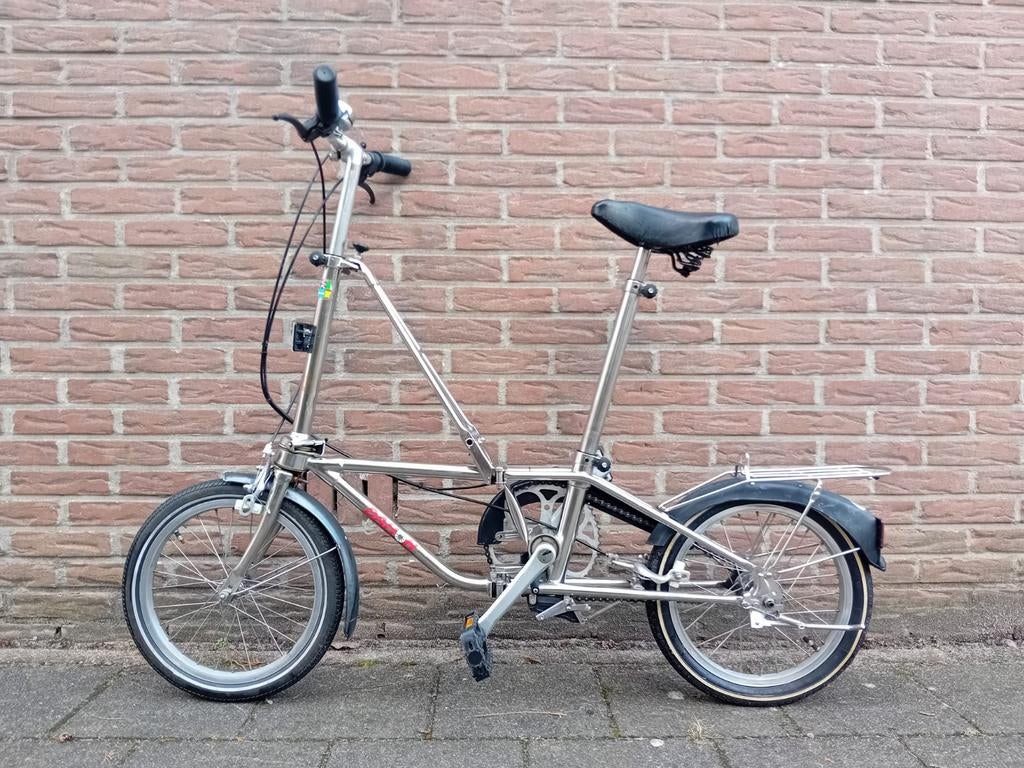 Z.G.A.N Dahon Californië III RVS vouwfiets, Ophalen, Zo goed als nieuw