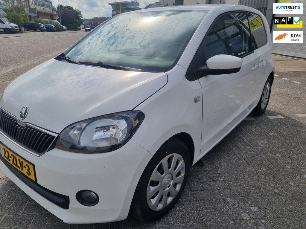 Skoda Citigo 1.0 Greentech Ambition, Voorwielaandrijving, Euro 5, Stof, Gebruikt