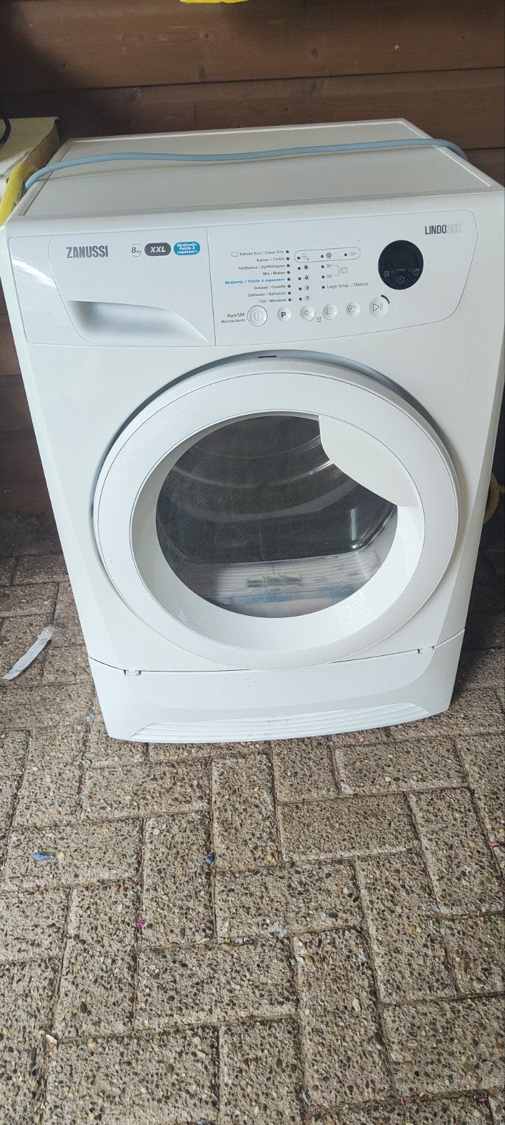 Zanussi Lindo300 droger, Witgoed en Apparatuur, 8 tot 10 kg, Ophalen of Verzenden, Condens, 85 tot 90 cm