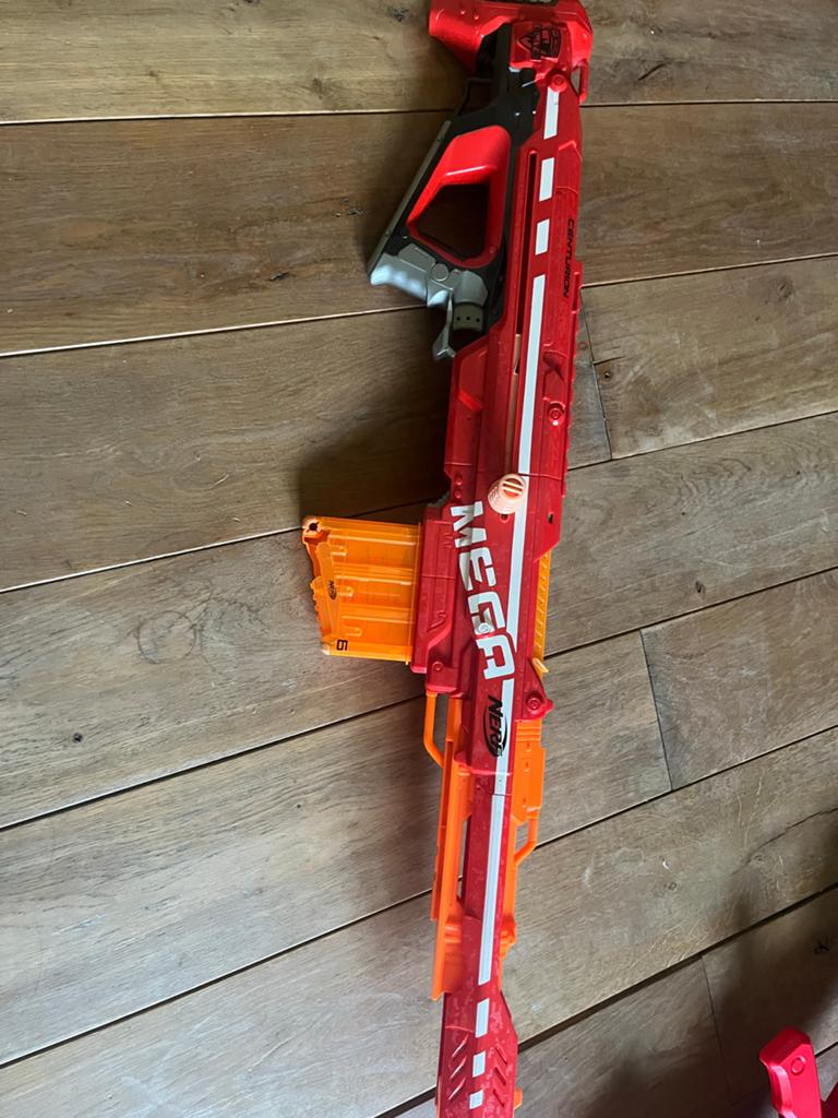 Nerf N-Strike Mega Centurion Blaster, Ophalen of Verzenden, Gebruikt
