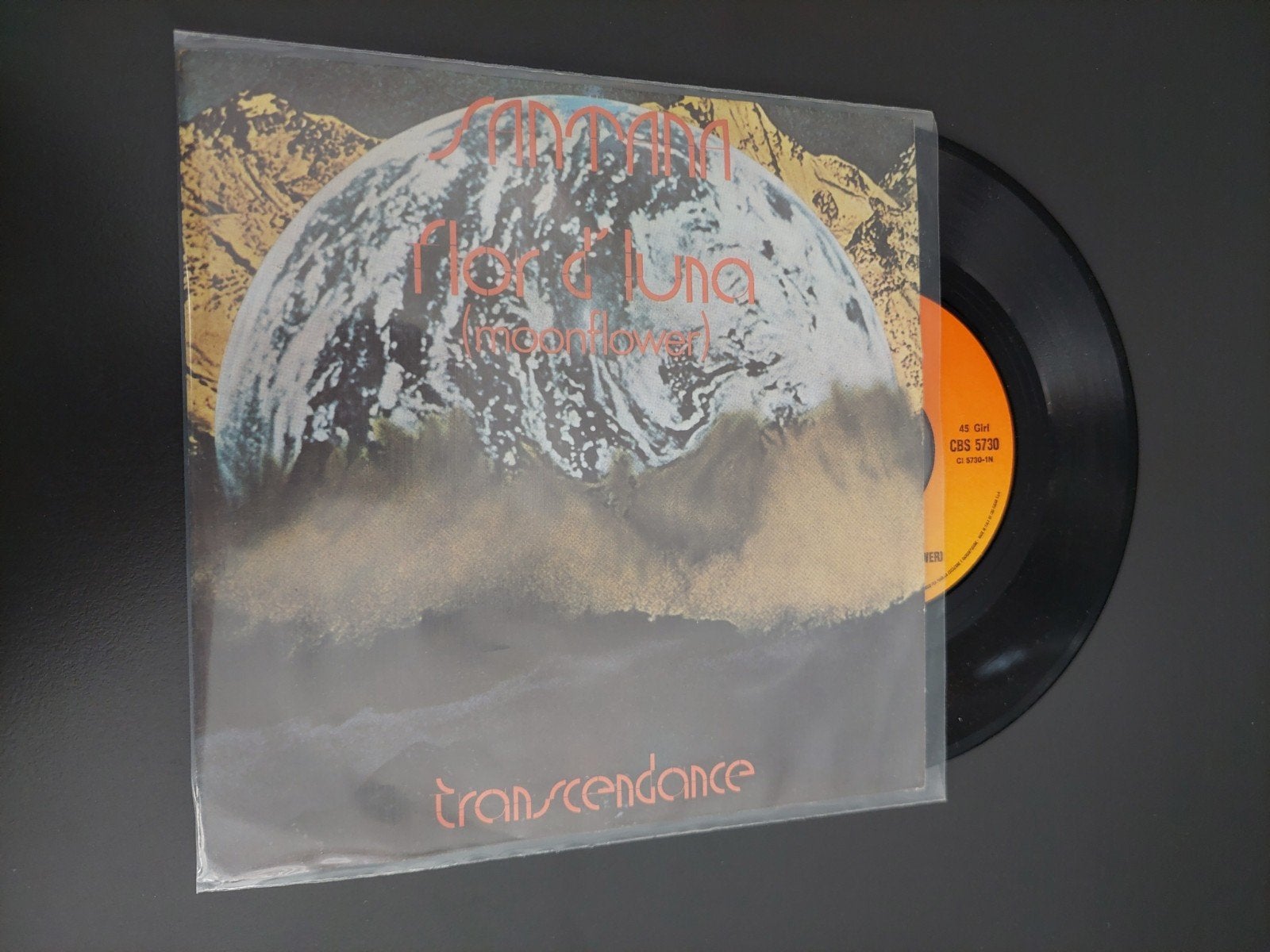 santana flor d'luna, Cd's en Dvd's, Vinyl Singles, Ophalen of Verzenden, Gebruikt, 7 inch