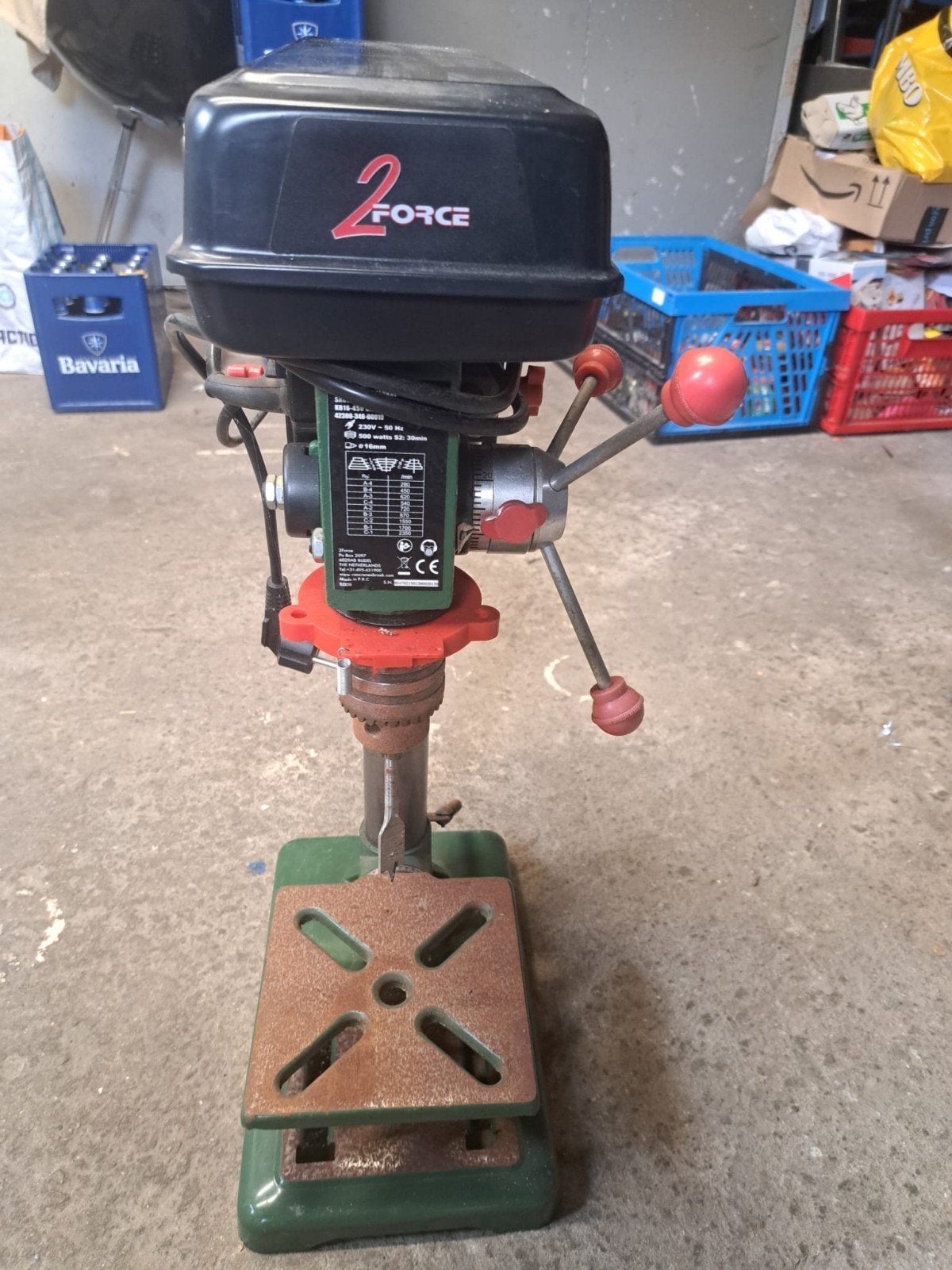 Kolomboormachine 2Force - Gebruikt maar functioneel, Ophalen, Gebruikt, 400 tot 600 watt, Kolomboormachine