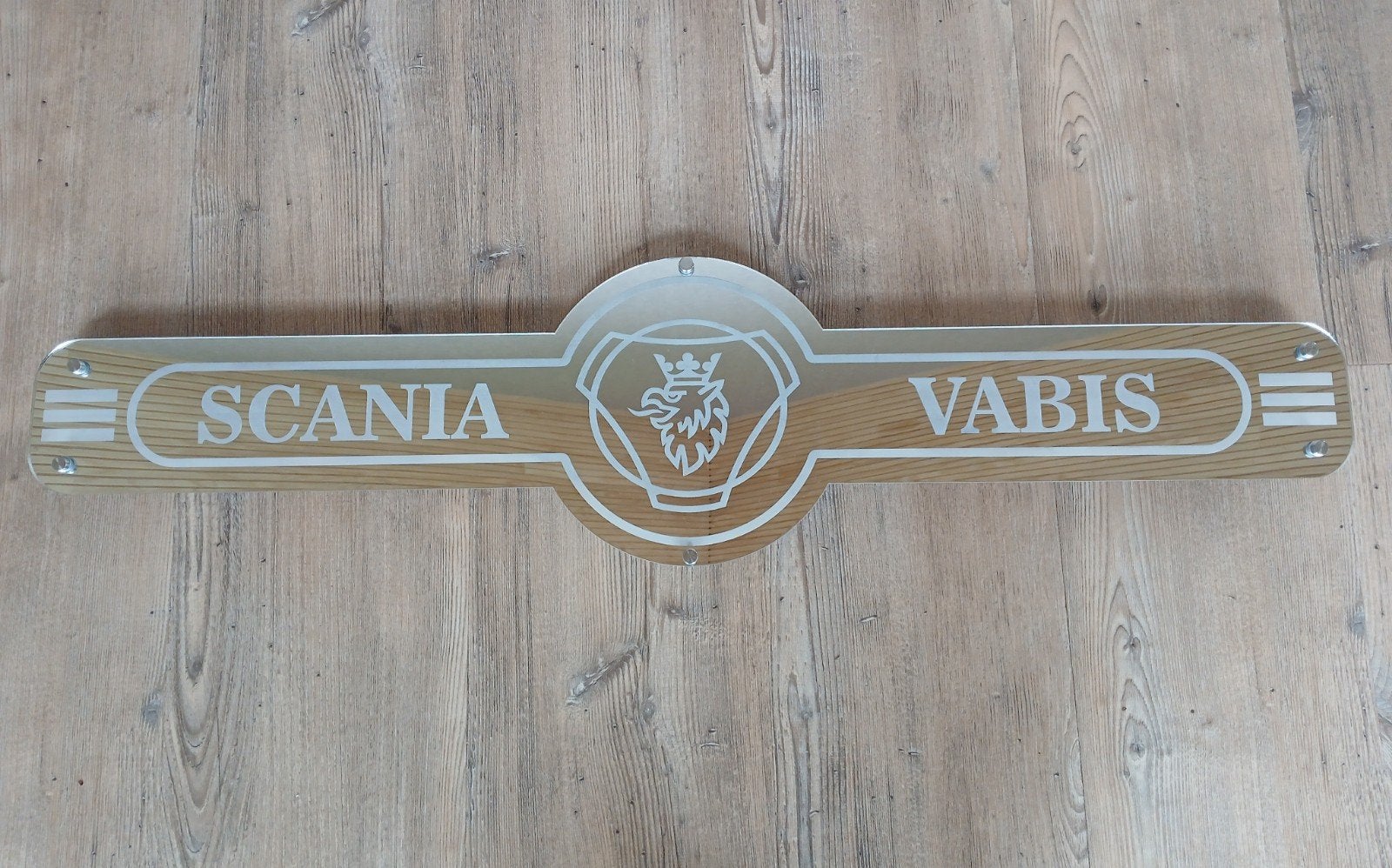 rgb led spiegel scania 100x25, Verzenden