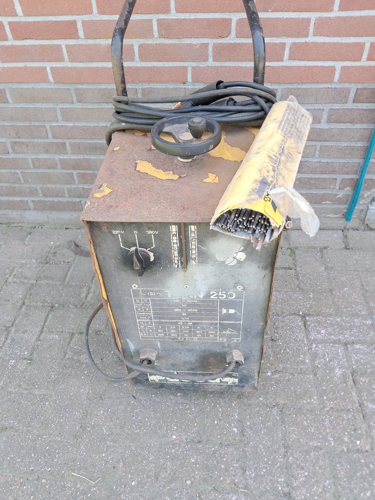 lasapparaat, Ophalen, Gebruikt, Elektroden