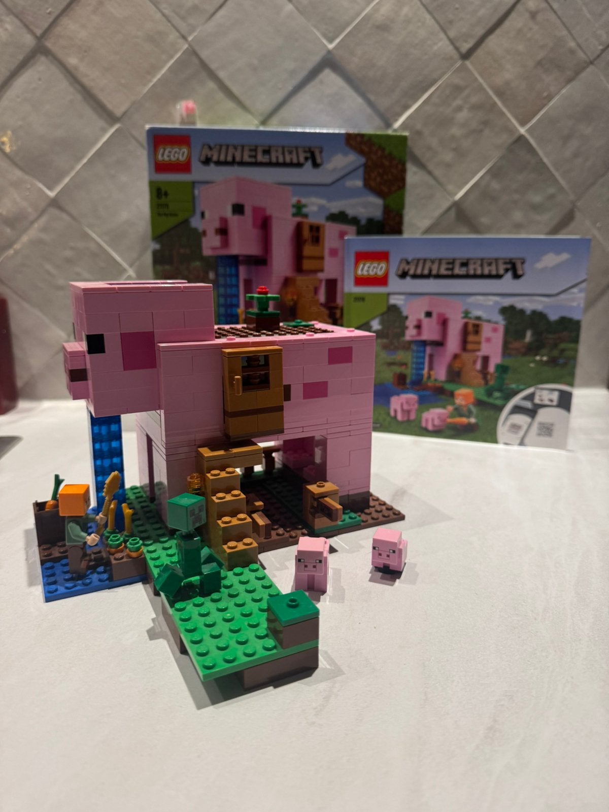 Lego mincraft, Ophalen, Zo goed als nieuw