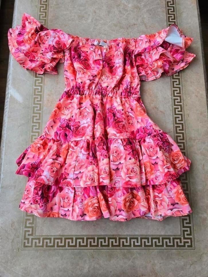 Roses Jurk Diva Vasari Maat S/M, Maat 38/40 (M), Nieuw, Ophalen of Verzenden, Oranje
