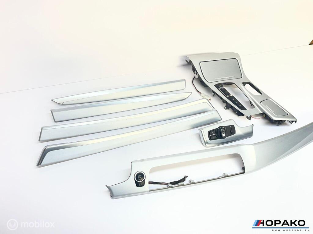 Interieurlijsten set geborsteld aluminium BMW 5serie F10 F11, Gebruikt, Einsteinlaan 5 rijswijk, Bmw, Ophalen of Verzenden