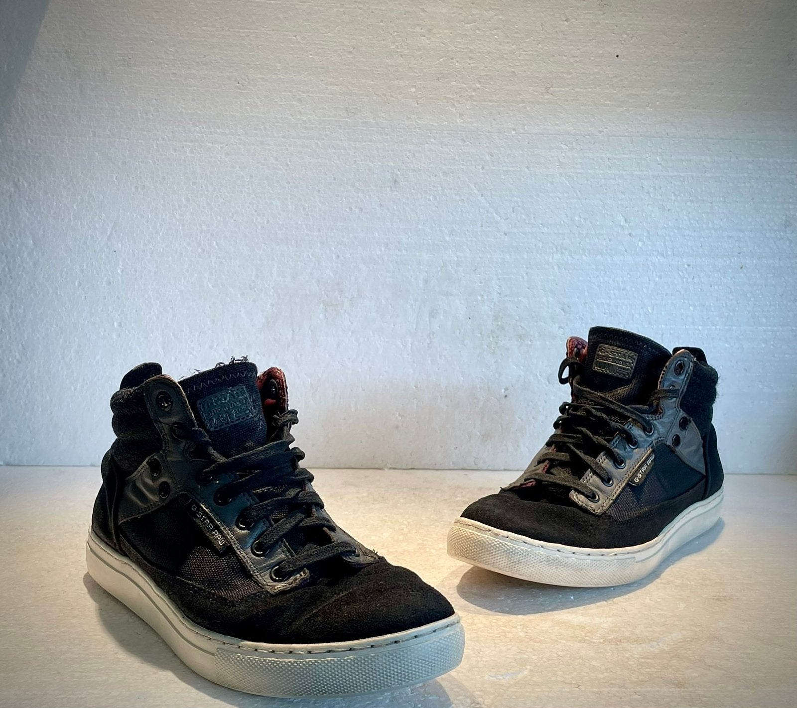 G Star design sneakers schoenen gympen zwart 43, Ophalen of Verzenden, Zwart, Veterschoenen