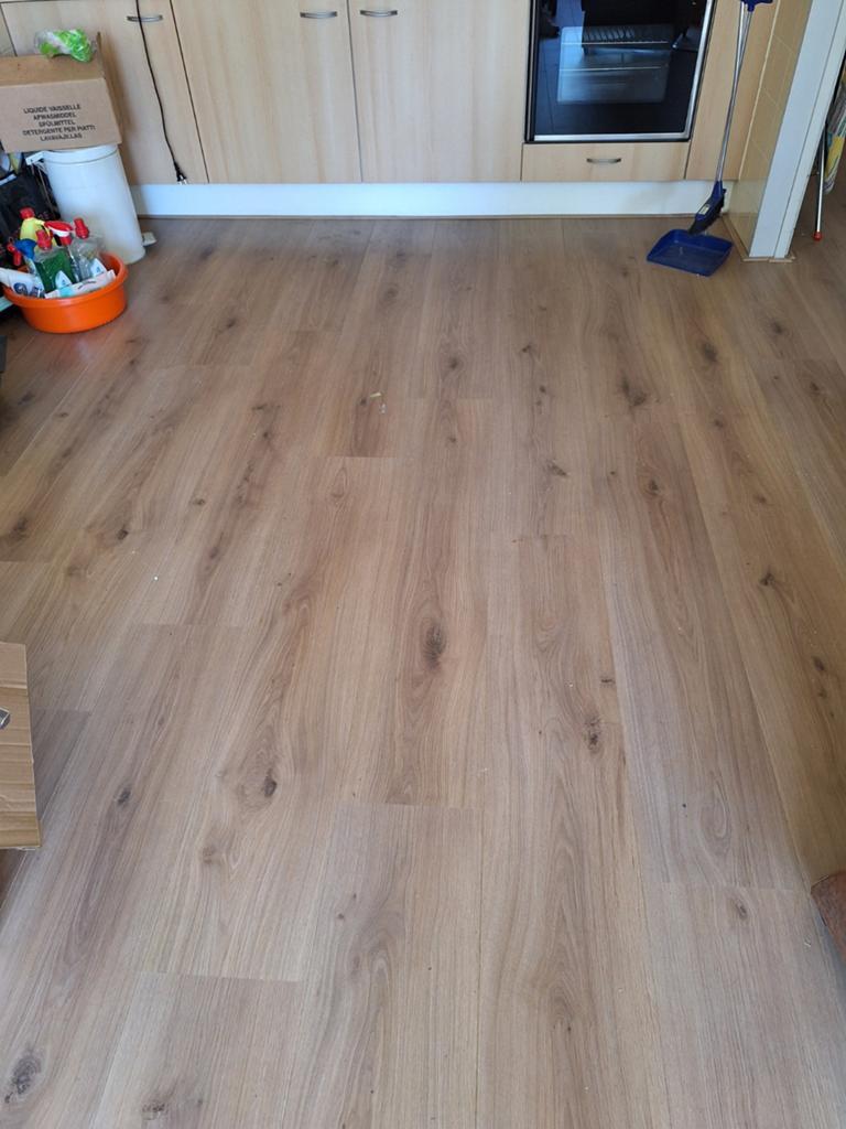 Verano Click Pad PVC Vloer - Donker Eiken Look, Huis en Inrichting, Ophalen, Modern, Klassiek, Houtlook, Bruin, Zo goed als nieuw