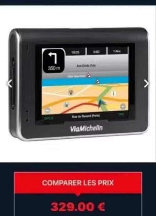 GEBRUIKT! ViaMichelin navigatiesysteem 1GB SD €54,99, Ophalen of Verzenden, Gebruikt