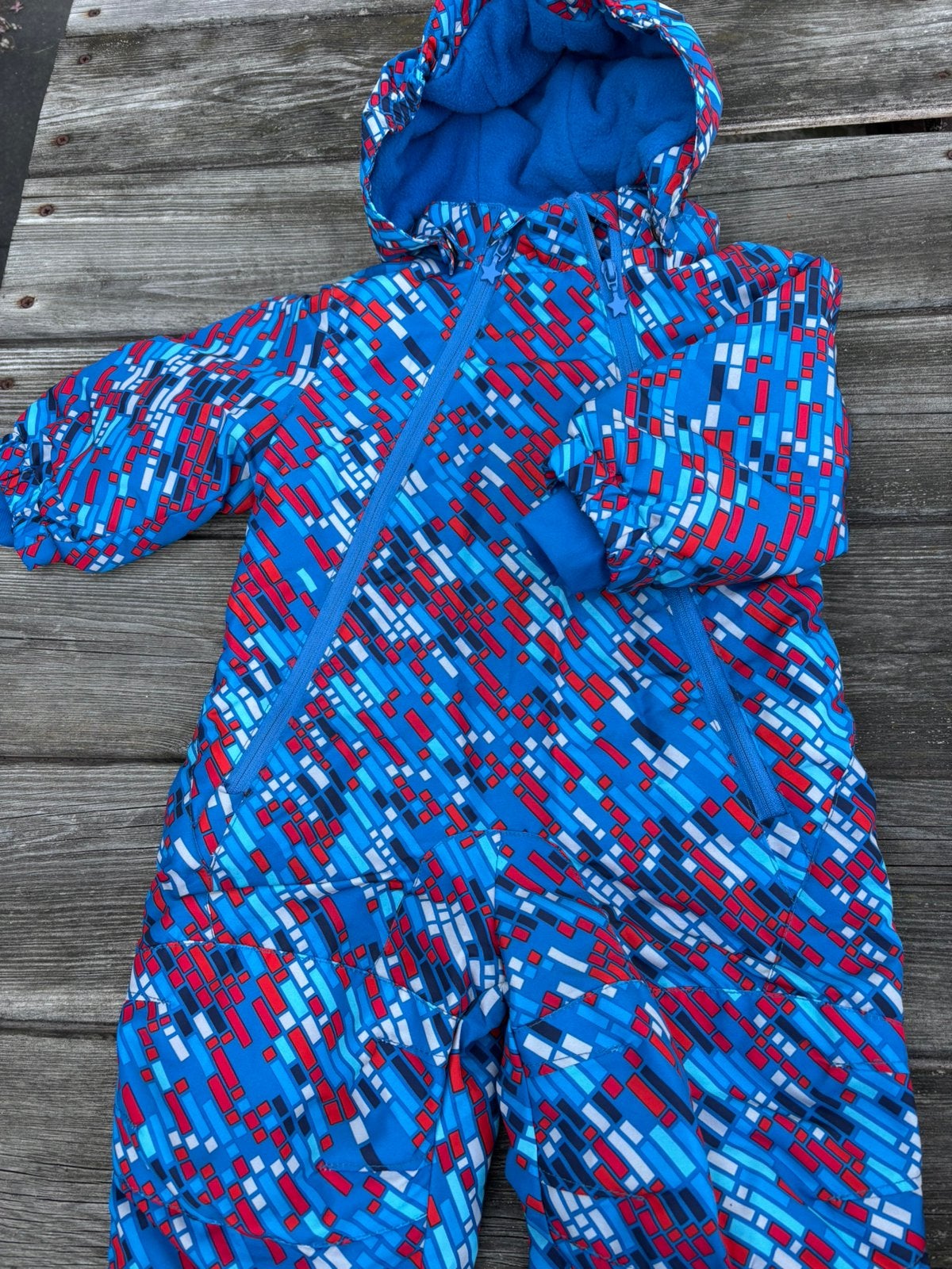 Skipak Lupillu maat 62/68 blauw met rood, Verzenden, Zo goed als nieuw, Jongetje of Meisje, Pakje