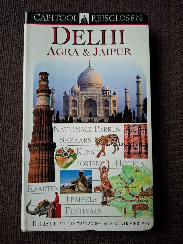 Capitool reisgids - Delhi, Agra & Jaipur, Gelezen, Capitool, Ophalen of Verzenden, Reisgids of -boek