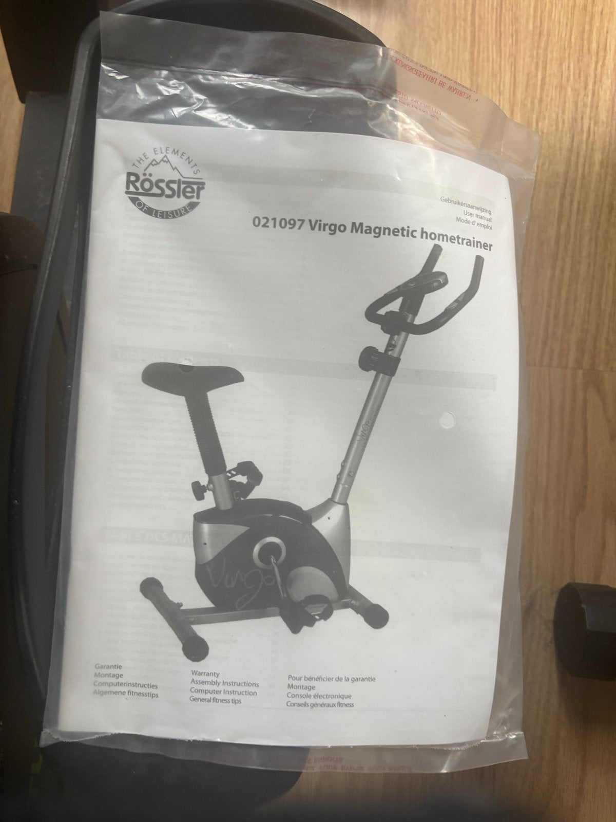 Rössler Virgo Magnetische Hometrainer - Zo goed als nieuw, Gebruikt, Ophalen of Verzenden, Metaal, Benen