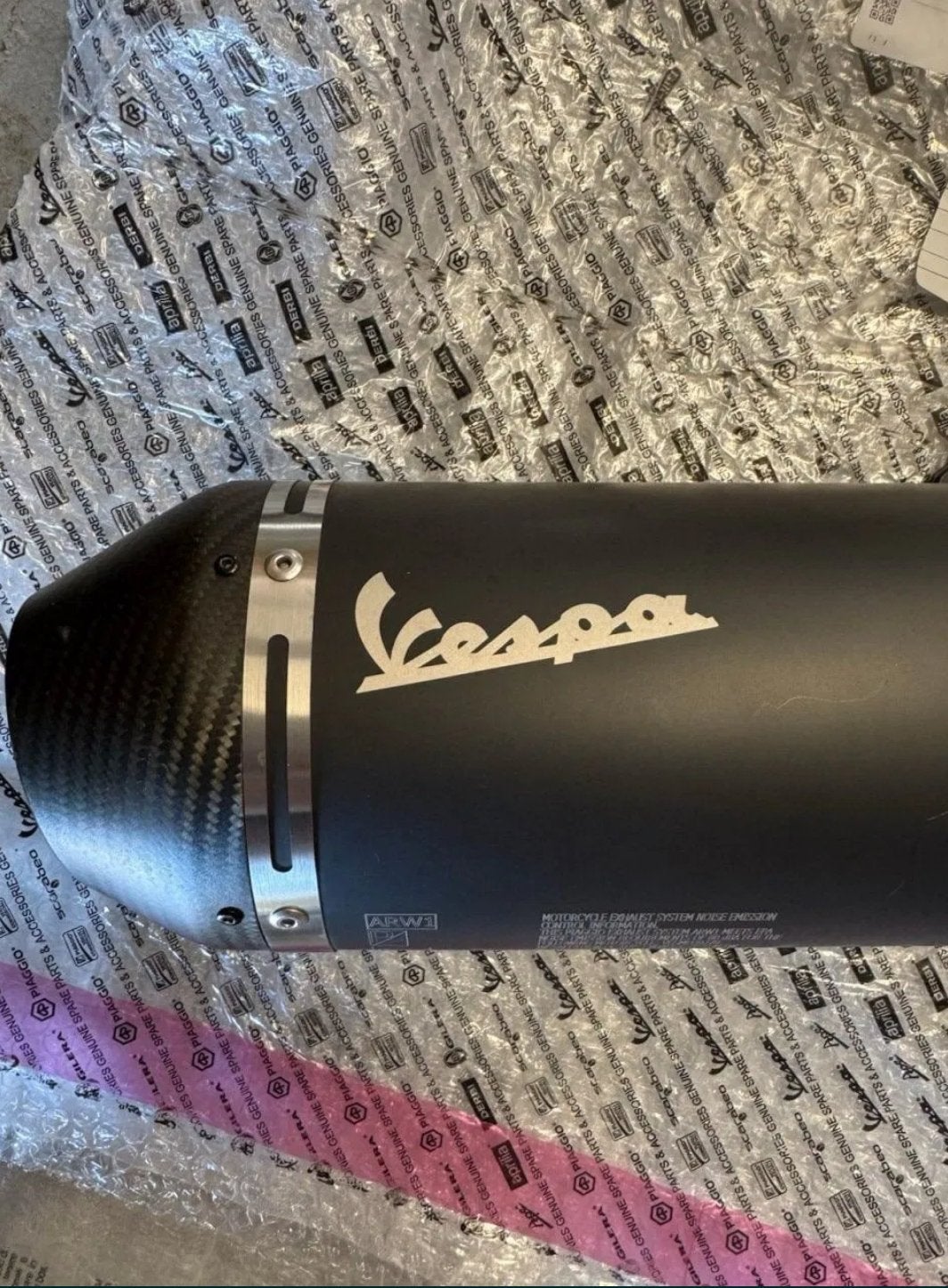 Originele Piaggio-uitlaat voor Vespa GTS 300 Sport, Ophalen of Verzenden, Nieuw