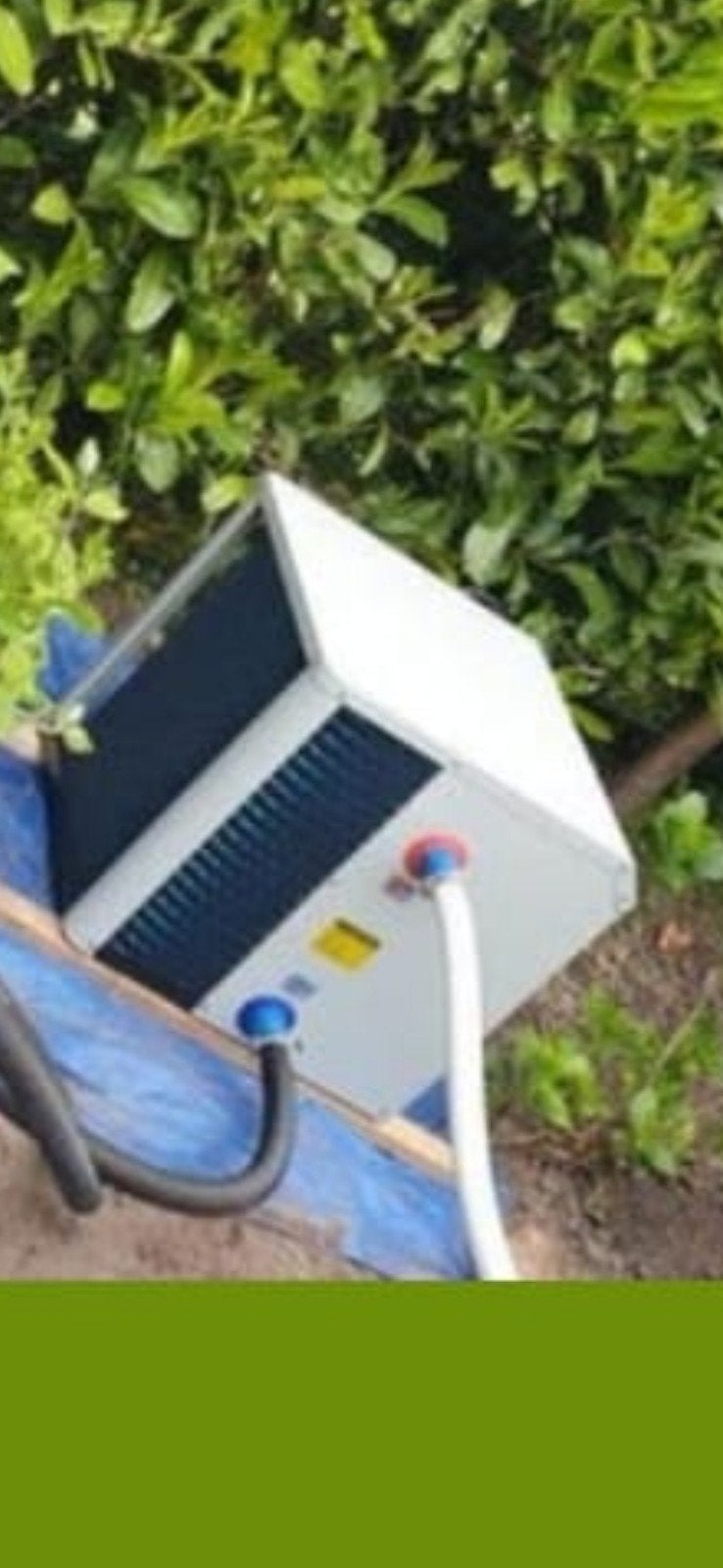 Compacte warmtewisselaar voor zwembad of spa, Ophalen, Gebruikt, Minder dan 200 cm, Minder dan 80 cm