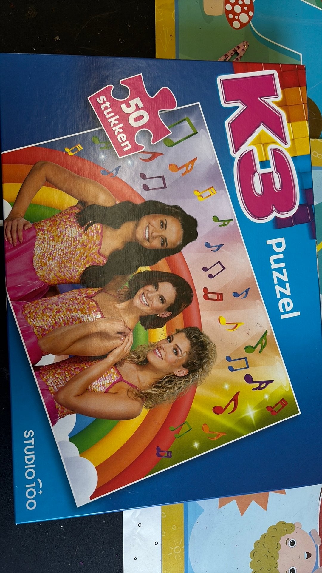 K3 puzzel, Ophalen, 10 tot 50 stukjes, Zo goed als nieuw, 4 tot 6 jaar