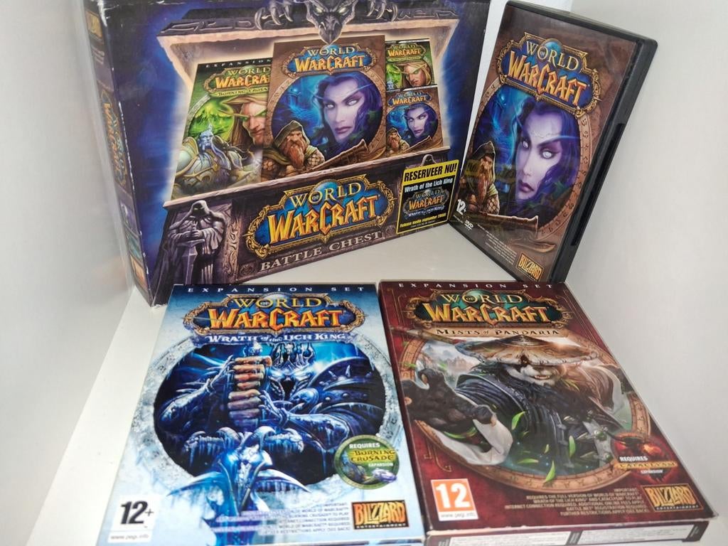 World of Warcraft Collectie: Battle Chest & Uitbreidingen, Gebruikt, Verzenden, Nvt, Nvt