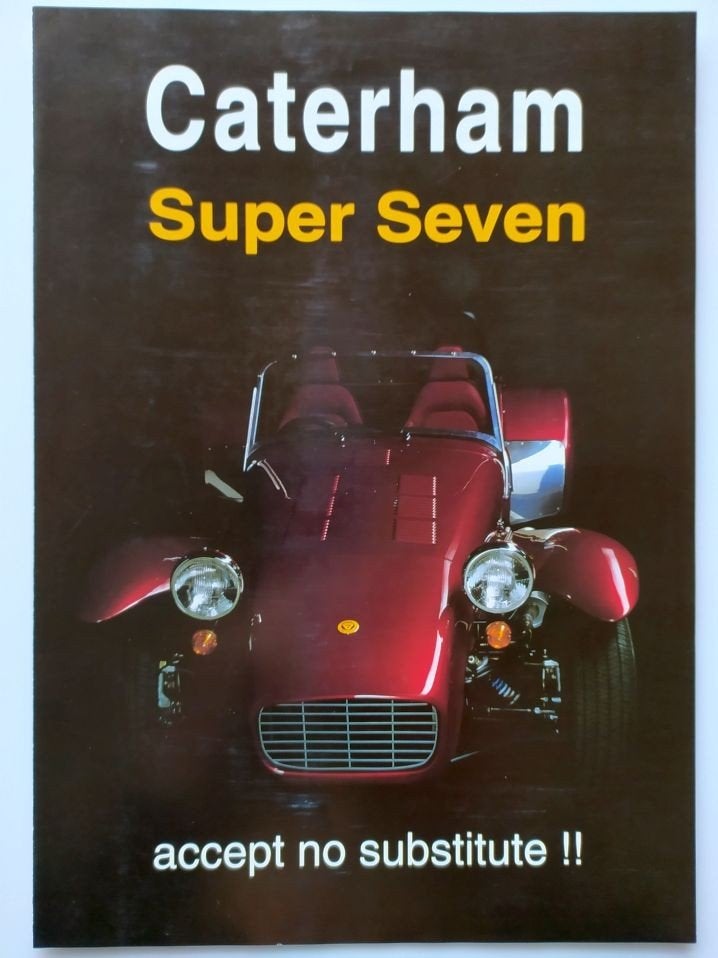 Caterham Super Seven NL Brochure Folder, Ophalen of Verzenden, Zo goed als nieuw, Overige merken