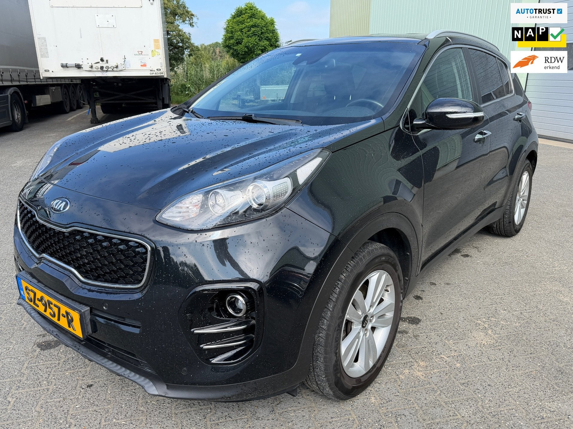 Kia Sportage 1.6 GDI Design Edition Climate control/Leder/Na, Auto's, Voorwielaandrijving, Gebruikt, 4 cilinders, Origineel Nederlands