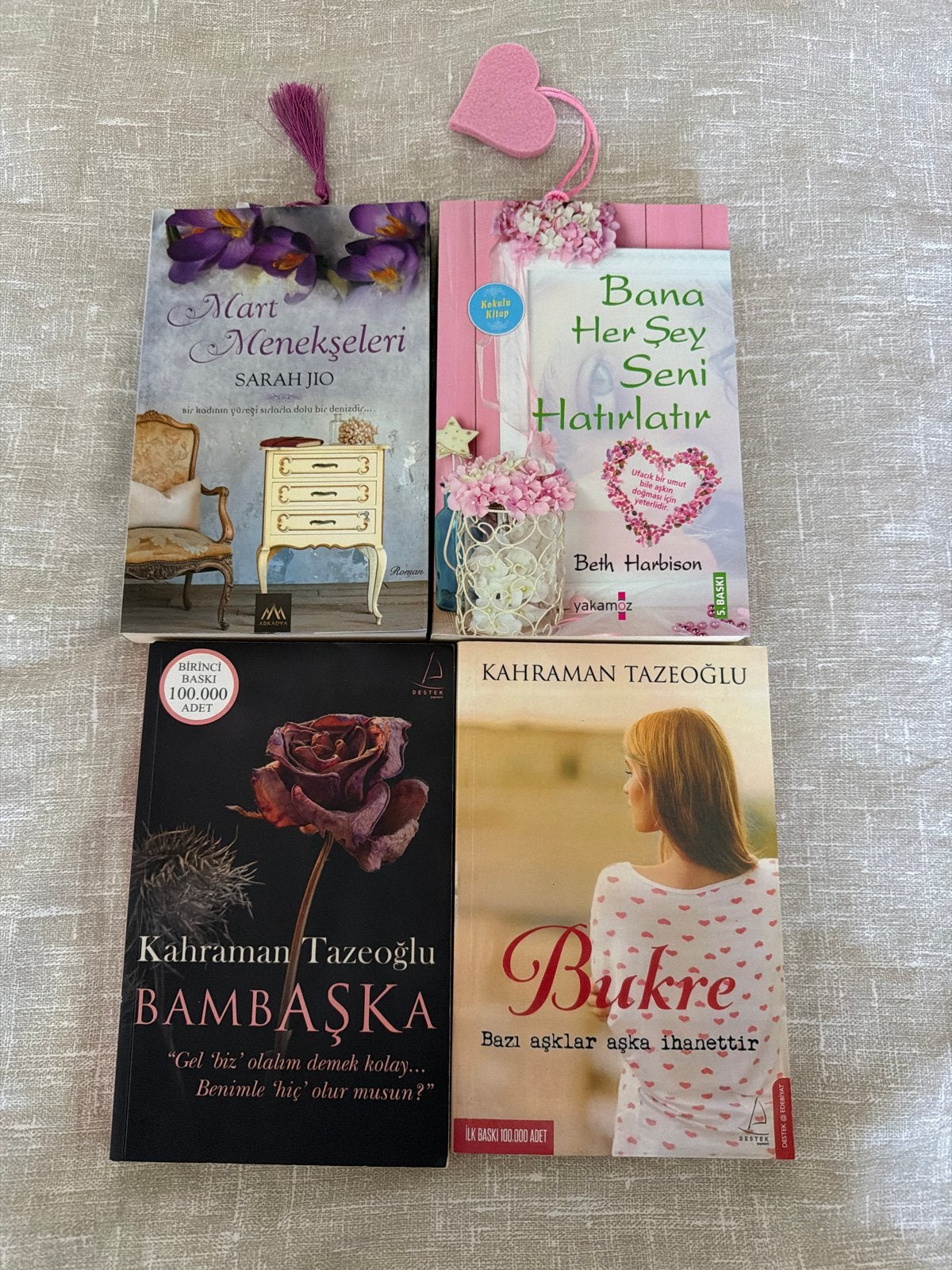Turkse boeken: Mart Menekseleri, Bana Her Şey Seni Hatırlatı, Ophalen of Verzenden, Gelezen, Wereld overig