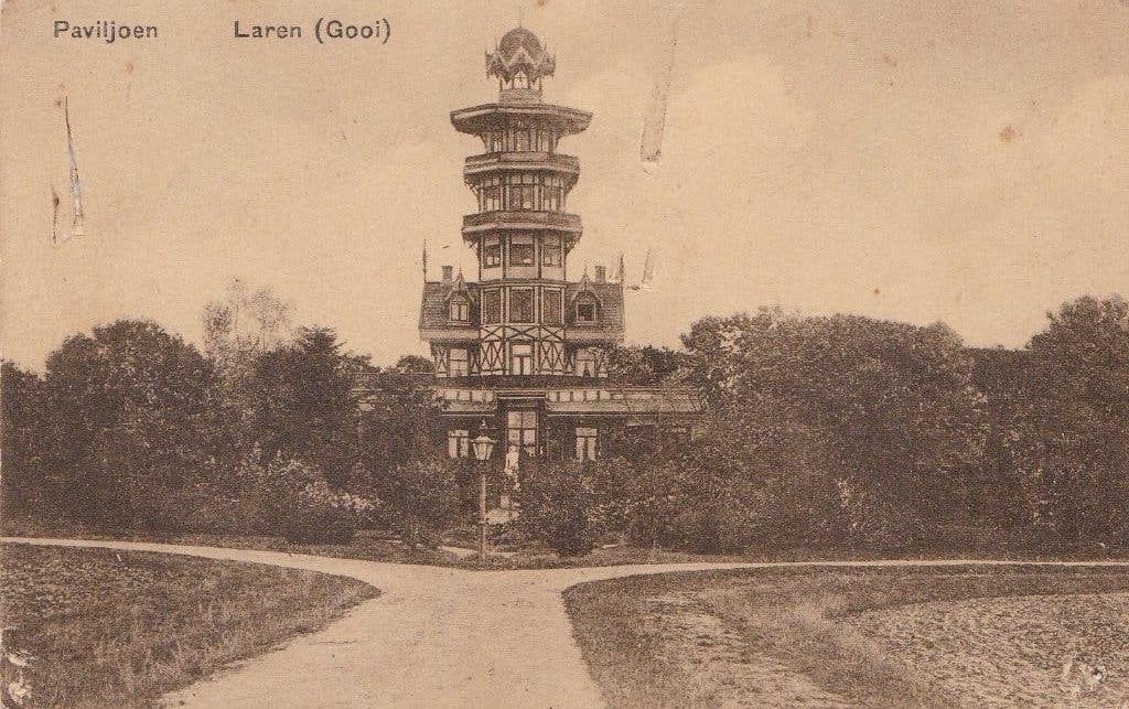 laren (gooi)  paviljoen  1914, Ophalen of Verzenden, Voor 1920, Noord-Holland