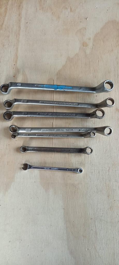 Ringsleutels diverse maten, Ophalen of Verzenden, Gebruikt